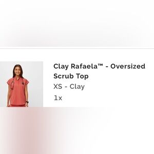 Rafaela Oversized Scrub Top